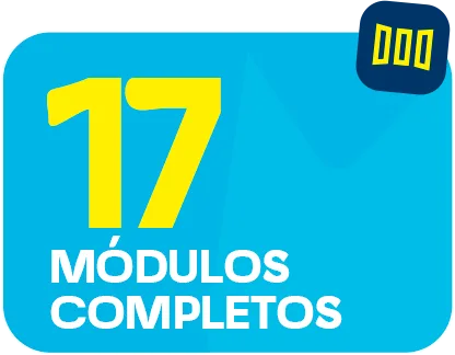 17 módulos completos
