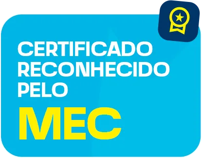 Certificado reconhecido pelo MEC
